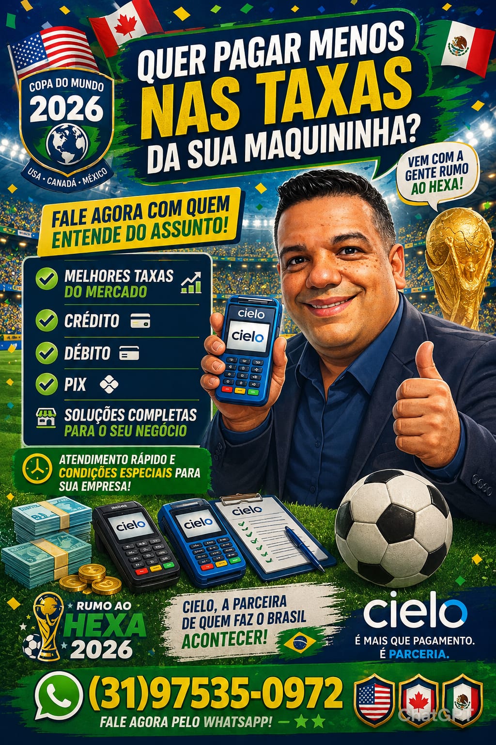 Melhores Taxas (Débito,Credito)